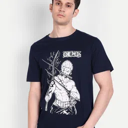 Fans Army Anime Graphic Printed Roronoa Zoro Pure Cotton T-shirt-picture-13