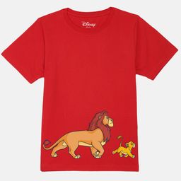 YK Disney Boys Lion King Printed Pure Cotton Casual T-shirt-image-80