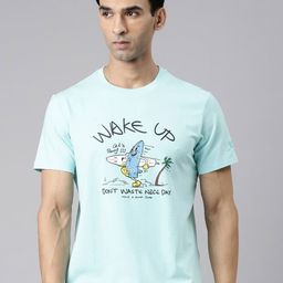 Xtep Typography Round Neck Cotton Regular T-Shirt-image-95