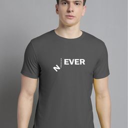 FBAR Typography Printed Round Neck Bio Wash Cotton T-shirt-image-70