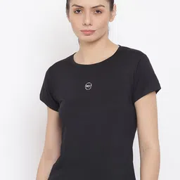 MKH Women Black Dri-FIT Running T-shirt-image-52