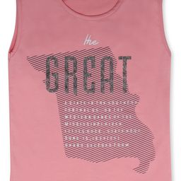 earth conscious Boys Pink Typography Printed T-shirt-image-8