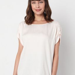 Vero Moda Women Pink Extended Sleeves T-shirt-image-33