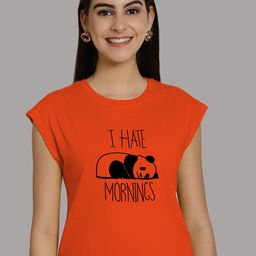 Friskers Graphic Printed Round Neck Extended Sleeves Pure Cotton Tshirt-image-48