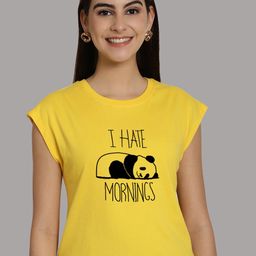 Friskers Graphic Printed Round Neck Extended Sleeves Pure Cotton Tshirt-image-58