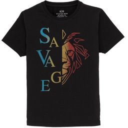 Status Quo Boys Printed Round Neck Short Sleeves Cotton T-shirt-image-82