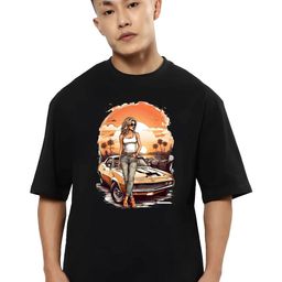 KAIDO Men Drop-Shoulder Sleeves T-shirt-image-73