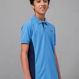Technosport Boys Colorblock UPF50 Slim Fit Sports Tshirt-14