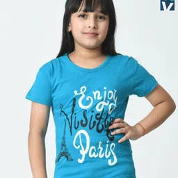 BAESD Girls Typography 2 Printed Slim Fit T-shirt-picture-17