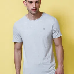 WROGN Cotton Knitted Slim Fit T-shirt-image-10