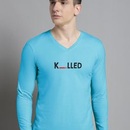 FBAR Typography Printed Slim Fit Cotton T-shirt-picture-1