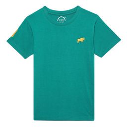 ZION Boys Green Slim Fit T-shirt-image-13