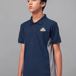 Technosport Boys Sports Polo Collar UPF50 Slim Fit T-shirt-image-88