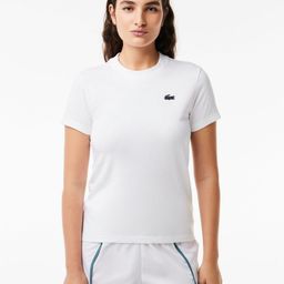 Lacoste Women Applique Slim Fit T-shirt-image-67