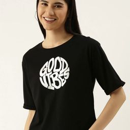 Maniac Typography Printed Slim Fit Cotton Crop T-Shirt-image-96