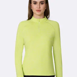 Van Heusen Proactive Stretchable Half Zip Slim Fit T-shirt-image-13
