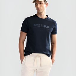 U.S. Polo Assn. Men Brand Logo Printed Round Neck Slim Fit T-shirt-image-91