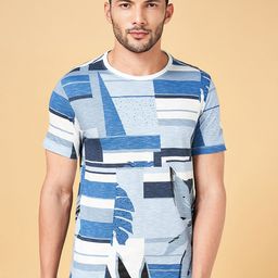 Urban Ranger by pantaloons Printed Round Neck Cotton T-shirt-picture-34