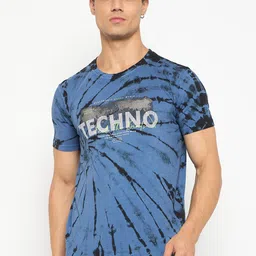 Duke Men Typography Printed Round Neck Slim Fit T-shirt-image-52