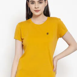 Friskers Slim Fit Round Neck Short Sleeves Cotton Casual Tshirt-image-83