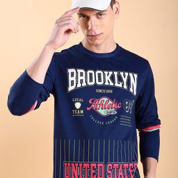 HIGHLANDER Typography Printed Slim Fit T-shirt-picture-14