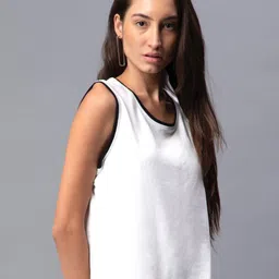 ENTELLUS Sleeveless Cotton Slim Fit T-shirt-picture-7