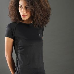 Campus Sutra Women Black Slim Fit T-shirt-image-0