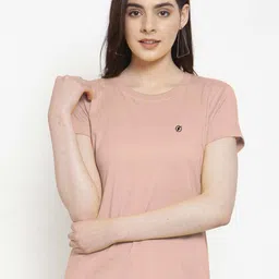 Friskers Slim Fit Round Neck Short Sleeves Cotton Casual Tshirt-image-91