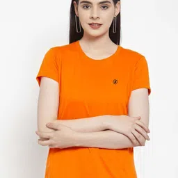 Friskers Slim Fit Round Neck Short Sleeves Cotton Casual Tshirt-image-84