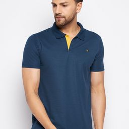 Duke Polo Collar Slim Fit Cotton T-shirt-image-86