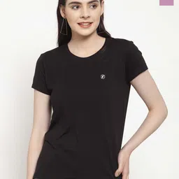 Friskers Pack Of 2 Slim Fit Round Neck Short Sleeves Bio Finish Pure Cotton T shirts-image-23
