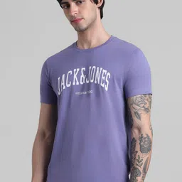 Jack & Jones Typography Printed Slim Fit Pure Cotton T-shirt-picture-28