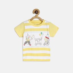 MINI KLUB Boys Graphic Printed Pure Cotton T-shirt-image-15