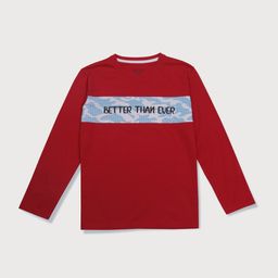 Palm Tree Boys Typography Printed Cotton T-shirt-image-78