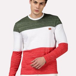 UrGear Men Multicoloured Colourblocked T-shirt-image-37