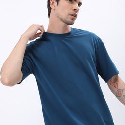 HIGHLANDER Men Popcorn Structured Oversized T-shirt-picture-26