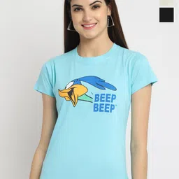 Fabflee Pack Of 3 Graphic Printed Cotton T-shirt-image-99