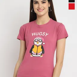 Fabflee Pack Of 3 Graphic Printed Cotton T-shirt-image-100