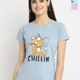 Fabflee Pack Of 3 Graphic Printed Cotton T-shirt-image-84