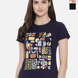 Fabflee Pack Of 3 Graphic Printed Cotton T-shirt-image-90