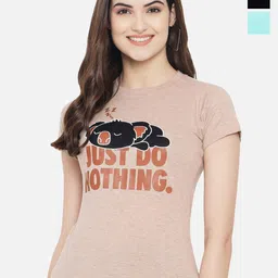 Fabflee Pack Of 3 Graphic Printed Cotton T-shirt-picture-27