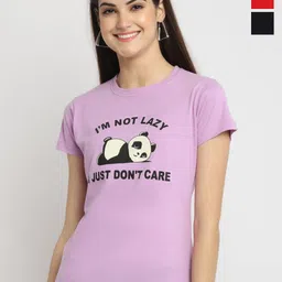 Fabflee Pack of 3 Graphic Printed Cotton T-shirt-image-40