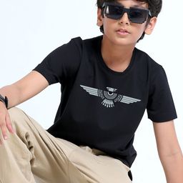 STELLERS Boys Typography Printed Round Neck Regular Sleeves T-shirt-8