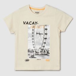 max Boys Printed V-Neck T-shirt-picture-35