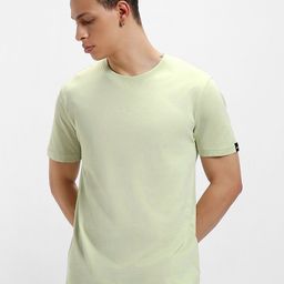 Bewakoof Green Round Neck Short Sleeves Pure Cotton Regular T-shirt-image-65