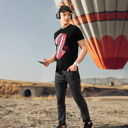 U.S. Polo Assn. Denim Co. Brand Logo Graphic Printed Pure Cotton T-shirt-picture-33