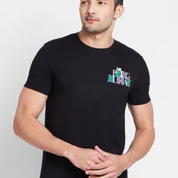 Being Human Typography Printed Cotton T-shirt-image-47