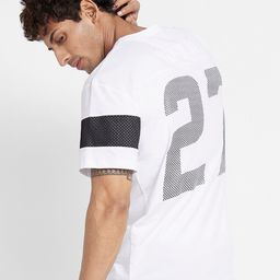 Being Human Typography Printed Pockets Regular Fit T-shirt-image-48