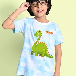 NUSYL Boys Dyed Round Neck T-shirt-image-78
