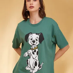 Kazo Printed Disney Boxy T-shirt-image-24